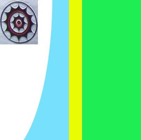 蘭嶼聯邦 旗_白色是拼板船, 藍色象徵大海(航向全世界), 綠色象徵 五大洲