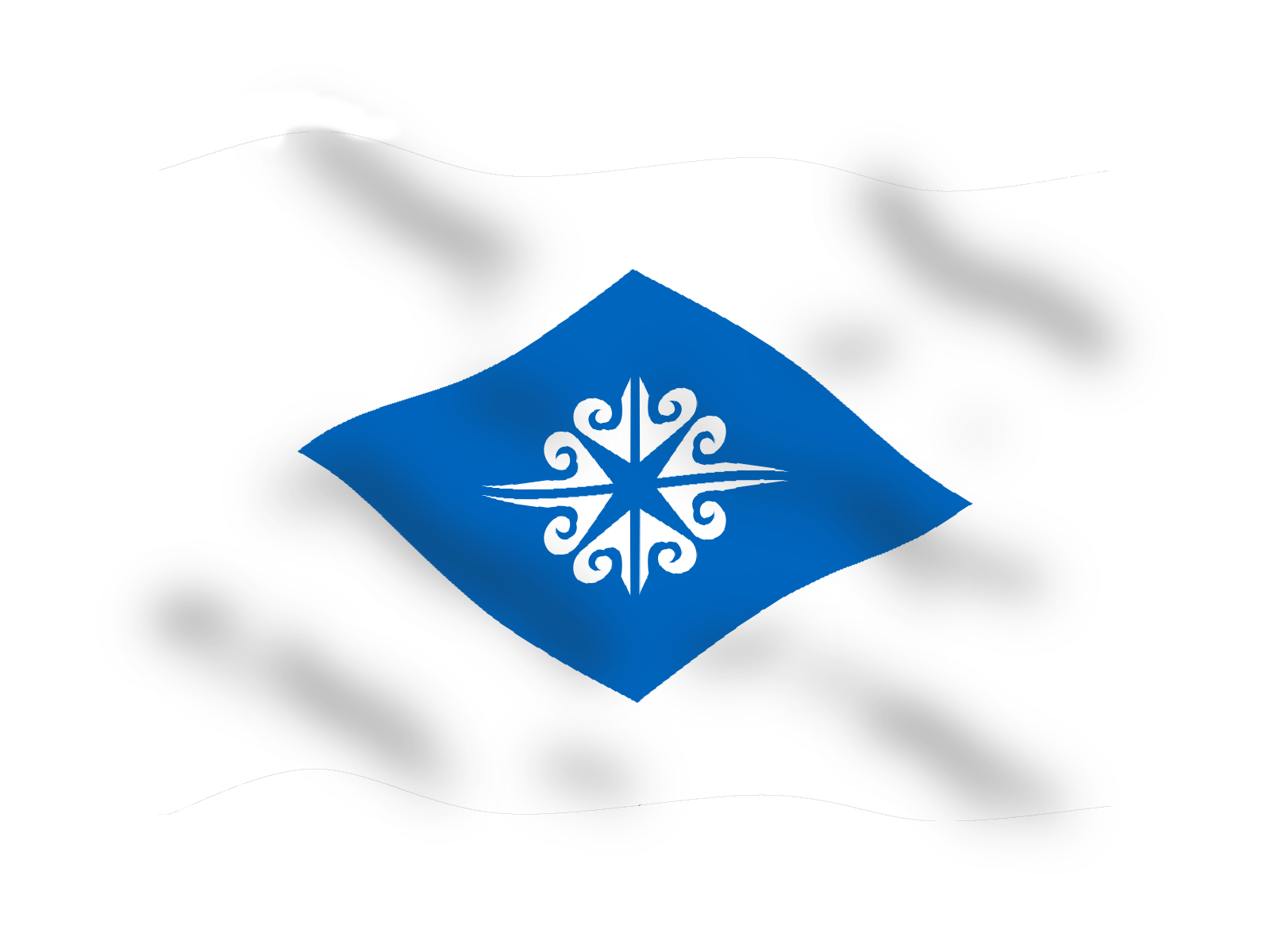 同樣是蘇格蘭色調的海浪旗，藍色 mata 調小一點