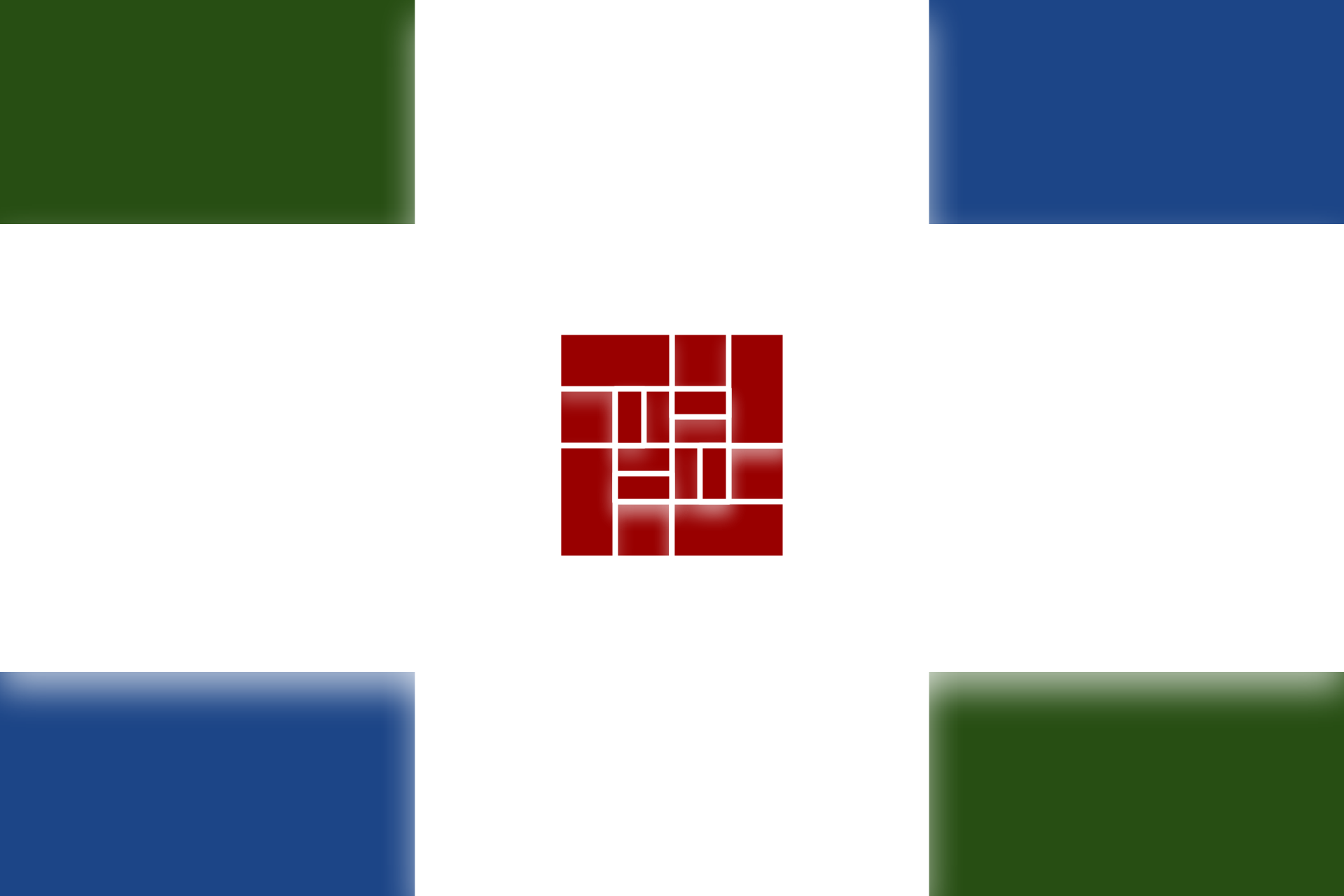 從空中鳥瞰的話, 家, 聚落, 城廓, 都像是紅色積木堆疊的區塊。中間的紅色，